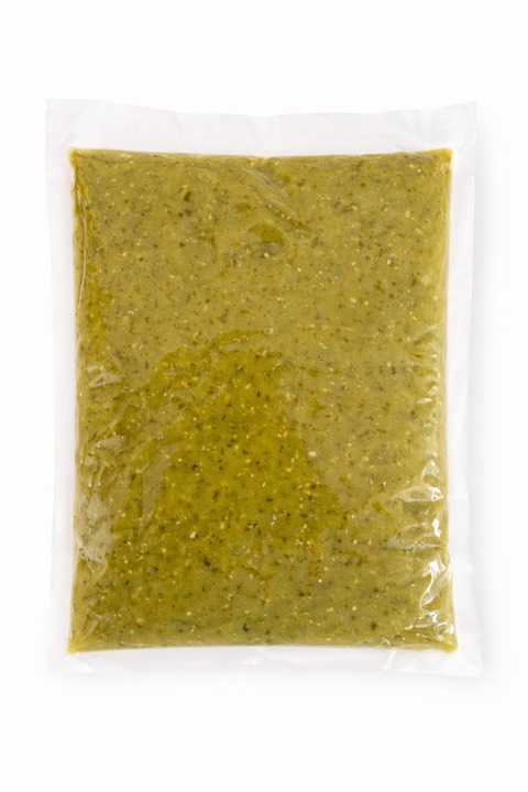 Base de salsa de tomate verde Josmac, bolsa pouch 1 kg.